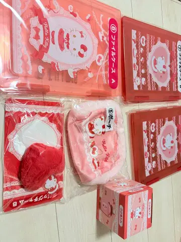 헬로키티 파일 케이스 파우치 백참 소품함