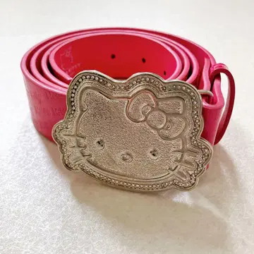 헬로키티 키티 벨트 큐빅 핑크 헤이세이 갸루 y2k