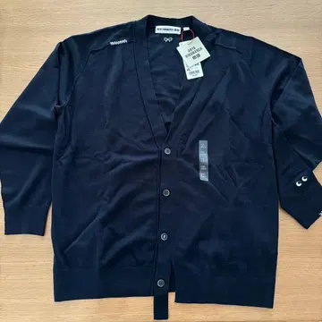 유니클로 아냐 메리노 오버 사이즈 V넥 가디건 XL