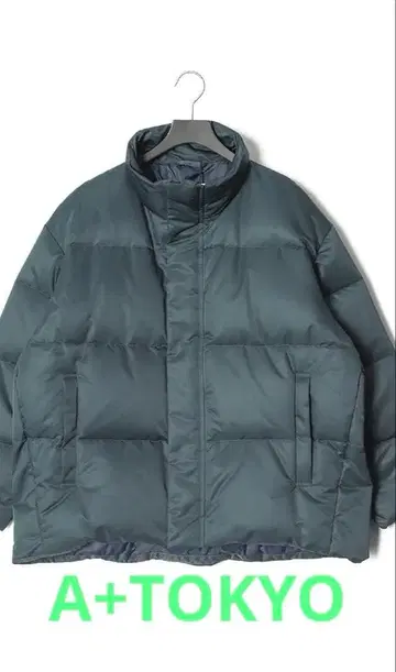 A+ TOKYO 다크 그린 다운 재킷