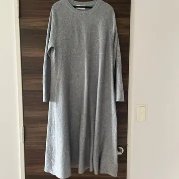 SLOBE IENA 그레이 니트 롱 원피스 긴팔 FREE size