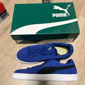 [컨디션 최상] PUMA 블루 스웨이드 스니커즈