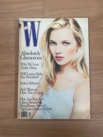 1996년 W 잡지 케이트 모스