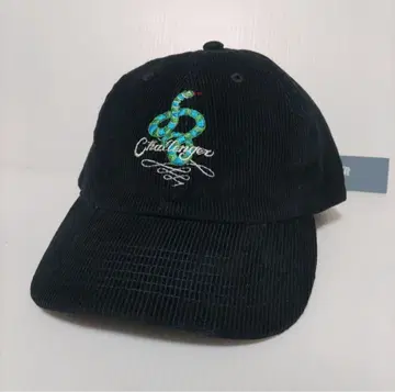 새상품 Challenger 챌린저 스네이크 자수 코듀로이 캡