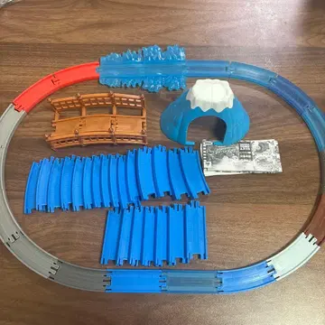 캡슐 프라레일 곡선 레일 풍경 터널 세트