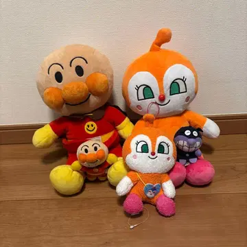 호빵맨 봉제 인형 세트