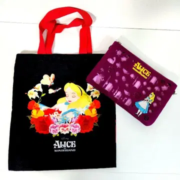 Disney 이상한 나라의 앨리스 토트백과 숄더백 세트