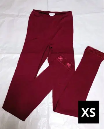 택 포함 새상품 고급 울 실크 레깅스 하의 xs