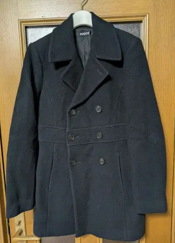 zucca 네이비 울 피 코트