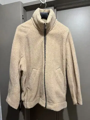 my beautiful landlet 플리스 자켓 베이지 보아