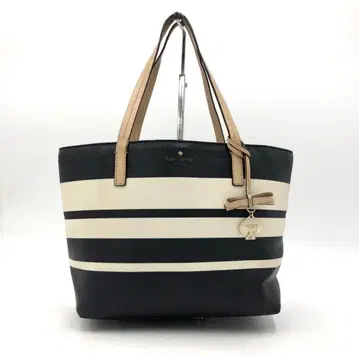 새상품급 케이트 스페이드 스트라이프 토트백