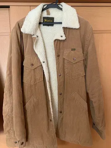 새상품급 Wrangler Wrangle Coat 보아 자켓 베이지