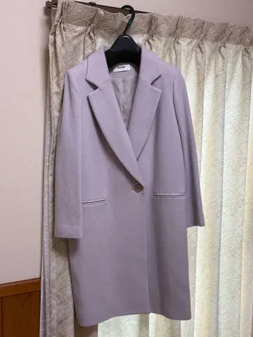 snidel 연보라색 체스터 코트