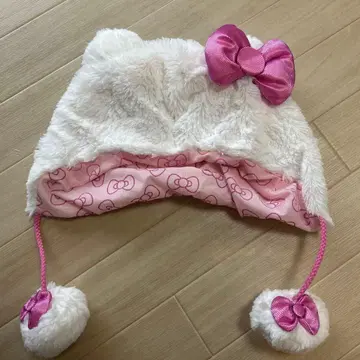 헬로키티 고양이 귀 모자