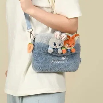 디즈니 스토어 상하이 주토피아 크로스 바디백