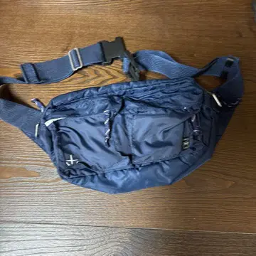 네이비 바디백 웨스트 파우치