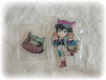 개봉 조립 완료 귀멸의 칼날 토키토 무이치로 아크릴 스탠드 할로윈