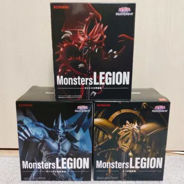 유희왕 피규어 MonstersLEGION 삼환신 3종 세트 미개봉품 5