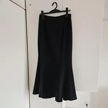 PLST 더블 크로스 머메이드 스커트 M 사이즈 블랙
