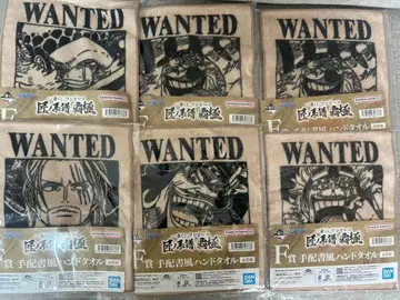 원피스 제일복권 핸드 타월 6개 세트