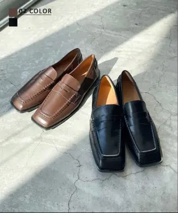 브라운 로퍼 합성 피혁