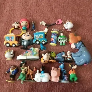 디즈니 캐릭터 피규어 세트