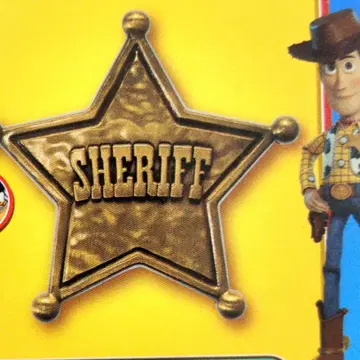 토이스토리 1번 복권 우디 보안관 배지 도쿄 디즈니