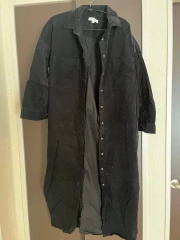 블랙 셔츠 원피스 긴팔