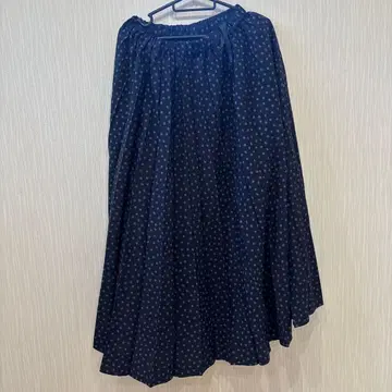 HUMAN WOMAN 네이비 플레어 스커트