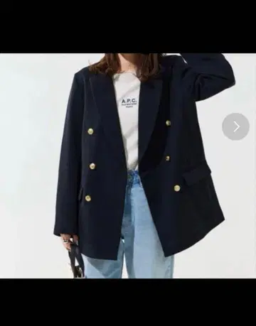 FREAK'S STORE 새상품급 네이비 더블 브레스트 자켓