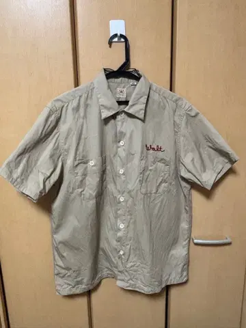 SUGAR CANE 워크 셔츠 베이지