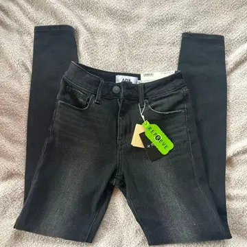 AZUL 블랙 스키니 데님 XXS