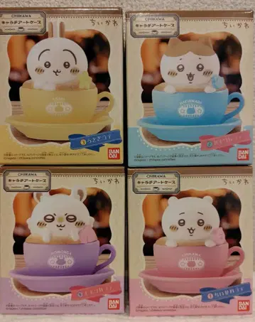 치이카와 캐릭터 아트 4개 세트 치이카와, 하치와레, 토끼, 모몽가