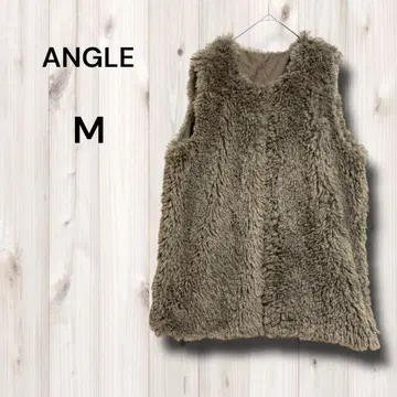 안지 퍼 베스트 지레 아우터 복슬복슬 보아 소재 깔끔한 M