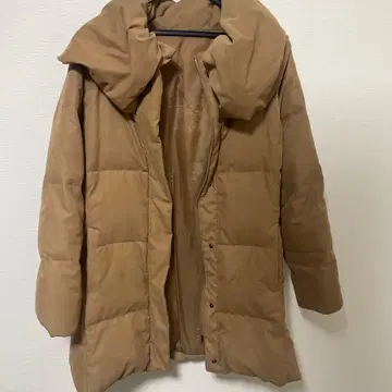 브라운 다운 자켓