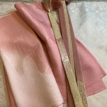 아름다운 허리띠 오비 장식 천