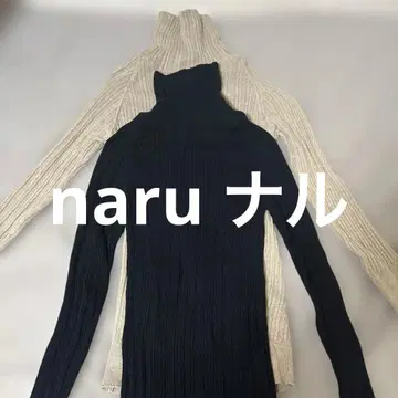 naru 나루 리브 터틀넥 2벌 세트