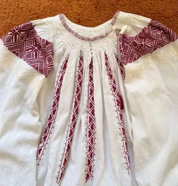 루마니아 블라우스 자수 동유럽