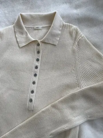 이에나 IENA 카라 부착 니트