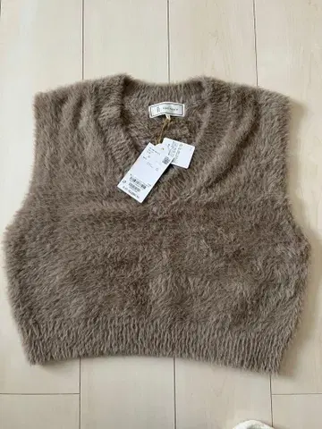 [ ROPE' PICNIC ] 숏 페더 니트 베스트