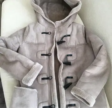 새상품급 드로와트 로트레아몽 페이크 무스탕 코트