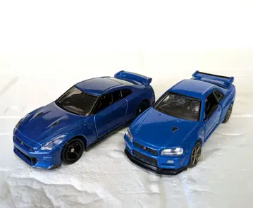 GT-R 토미카 2대 세트 파랑