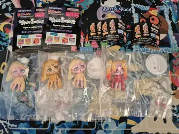 VIRUSWEETS 밀크티 레몬 티스 콘 4체 세트 미개봉 카드 포함