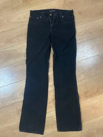 누디진 코듀로이 블랙 W28