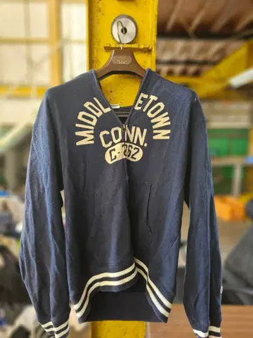 Champion 프론트 지퍼 트레이닝복 L 네이비 셋업