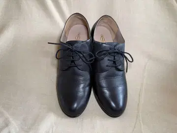 키다리 아저씨 레이스업 슈즈 블랙 24cm 여성용