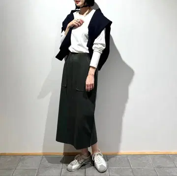 Towamy trois 블랙 롱 스커트 새상품