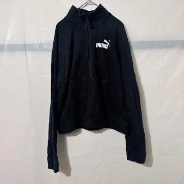 새상품급 PUMA 블랙 집업 후드티 [ M ] 후드티