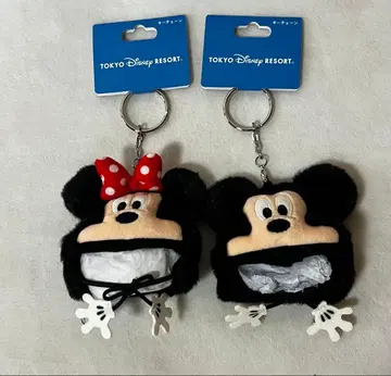 키체인 팬캡 미키 미니 키링 2개 세트