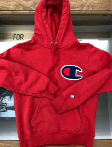 챔피온 후드티 빨간색
